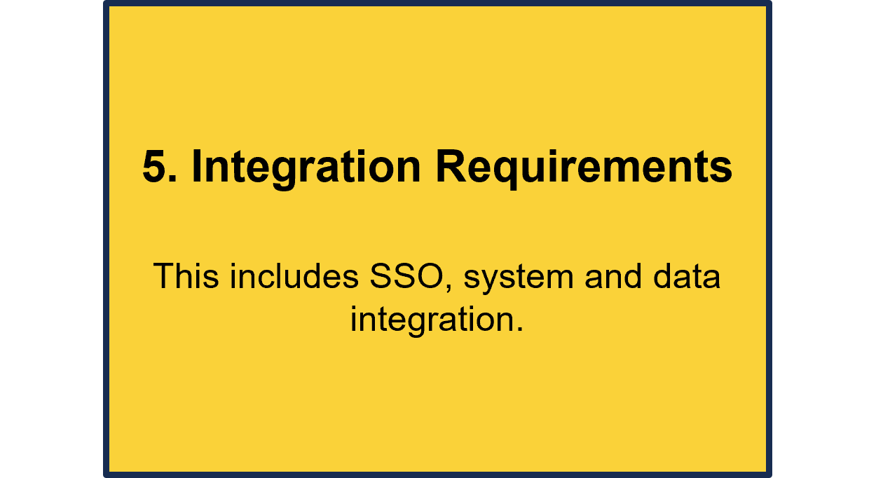 Step 5. Integration Requirements